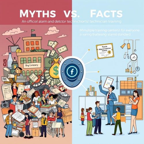 Mitos vs Fakta: Pelatihan Teknisi Alarm & Detektor Resmi