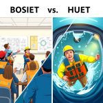 BOSIET vs HUET: Panduan Komprehensif Memilih Pelatihan Offshore yang Tepat