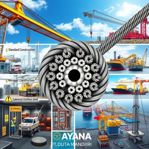 Aplikasi Wire Rope: Panduan Lapangan Industri yang Komprehensif