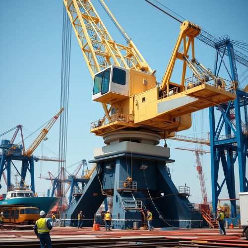 Pedestal Crane: Mengenal Bagian Penting & Cara Kerjanya