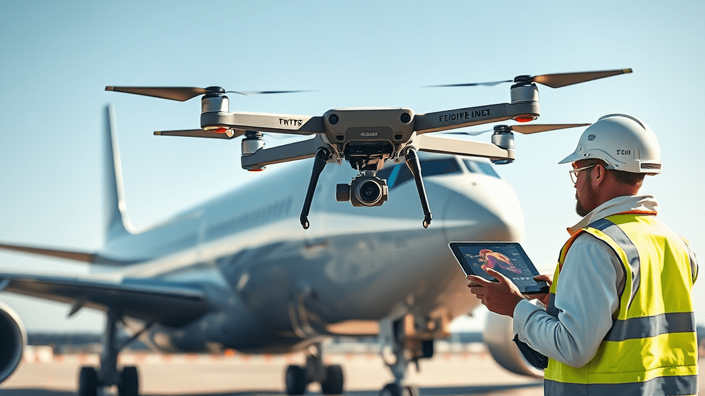 Penggunaan Drone untuk Inspeksi K3 Pesawat: Tingkatkan Efisiensi dan Keselamatan