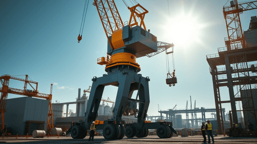 Pedestal Crane: Komponen Utama, Fungsi Vital, dan Tips Pengoperasian Aman