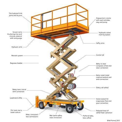 Scissor Lift: Panduan Deteksi Dini Kerusakan Umum untuk Keselamatan & Efisiensi