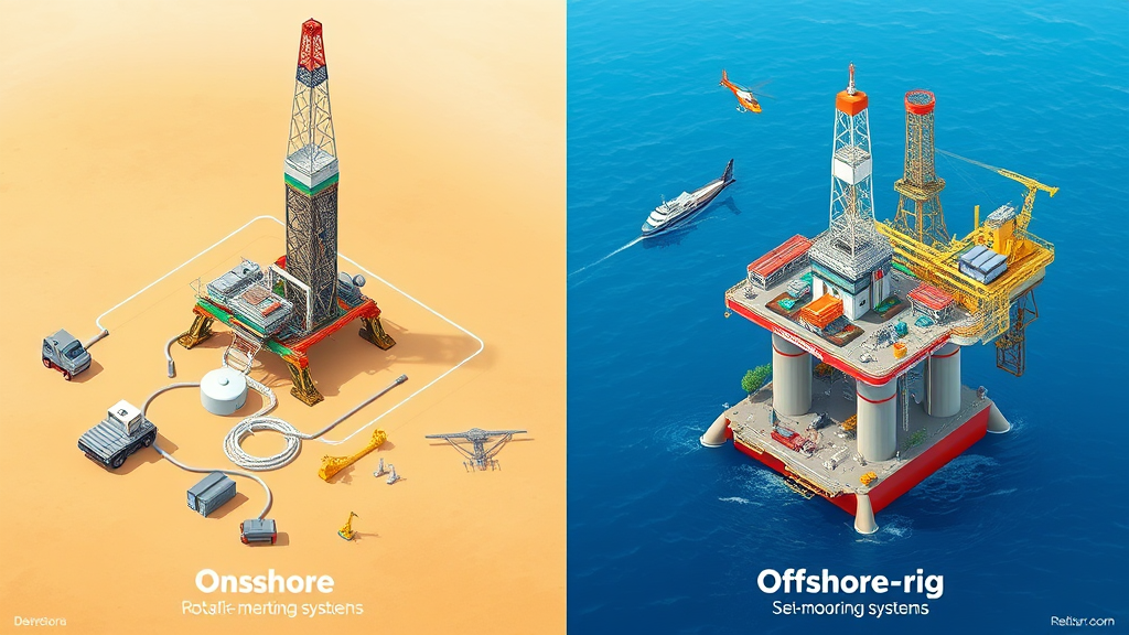 Onshore vs. Offshore: Memahami Perbedaan Peralatan Anjungan Minyak