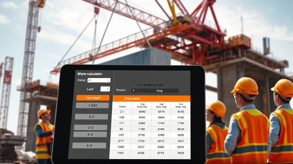 Beban Crane: Kalkulator & Tabel Berat untuk Pengangkatan yang Aman
