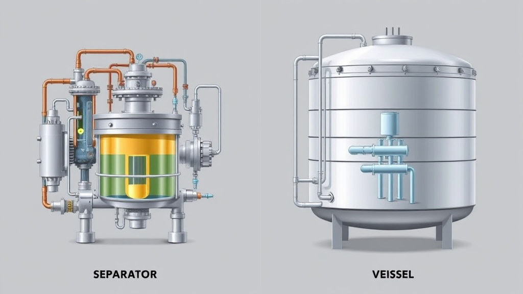 Separator vs. Vessel: Perbedaan Krusial dalam Industri Migas yang Wajib Anda Ketahui