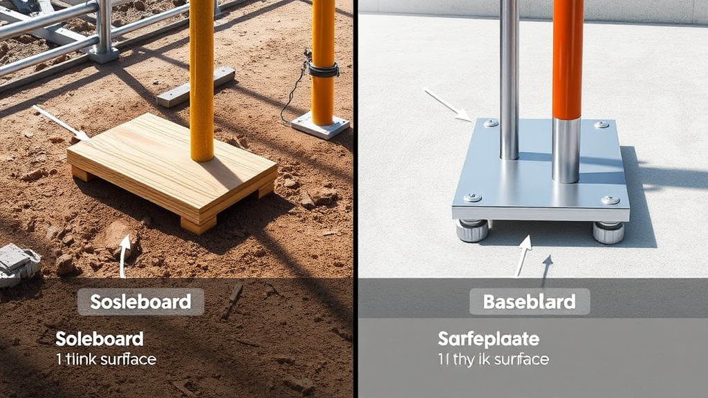 Soleboard vs. Baseplate: Fondasi Scaffolding Mana yang Terbaik untuk Keamanan?