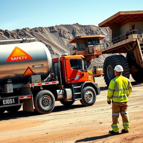 Fuel Truck Tambang: Pelatihan Resmi, Operasi Aman & Efisien!
