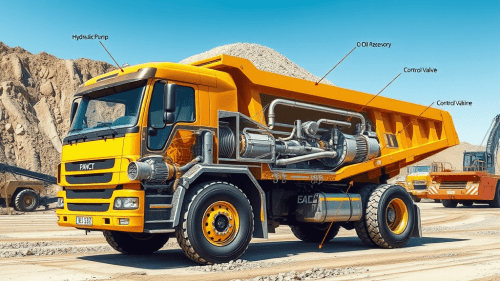 Dump Truck: Sistem Hidrolik & Fungsinya Terungkap!