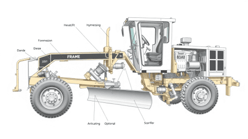 Panduan Lengkap: Mengenal Bagian-Bagian Motor Grader