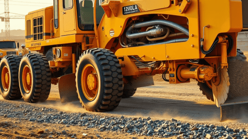Motor Grader: Mengenal Lebih Dekat Sistem Hidrolik, Roda, dan Komponen Penting Lainnya