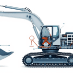 Mengenal Jeroan Excavator: Panduan Lengkap Komponen Utama & Cara Kerjanya