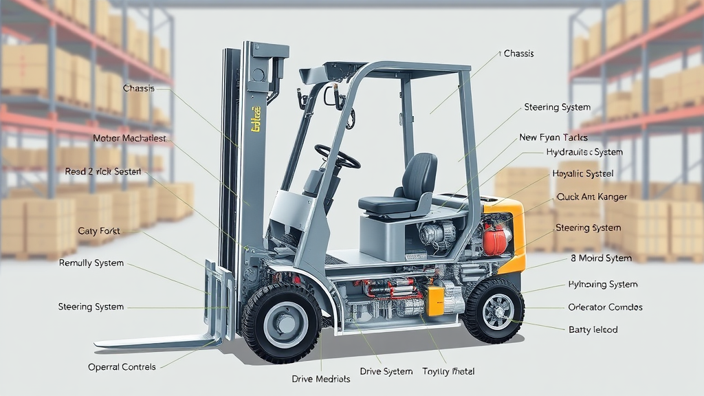 Forklift Kelas 2: Panduan Komponen Reach Truck Terlengkap!