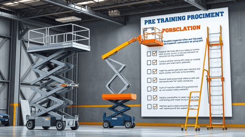 Scissorlift, Manlift, dan TKBT: Daftar Periksa Komponen Wajib Sebelum Pelatihan