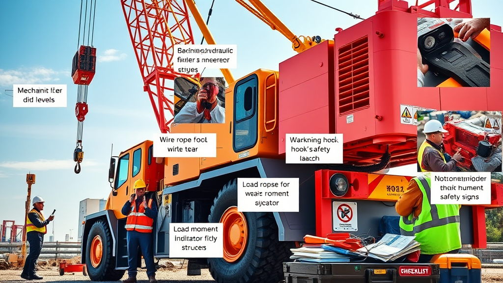 Mobile Crane: Daftar Periksa Harian untuk Operasi yang Aman