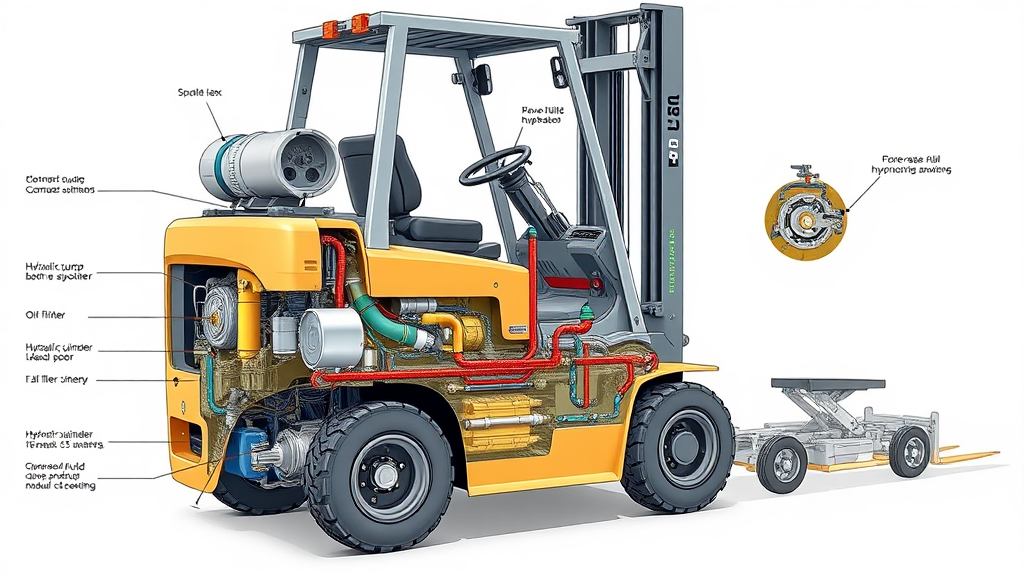 Pelatihan Forklift: Memahami Komponen Hidrolik & Sistem Penggerak