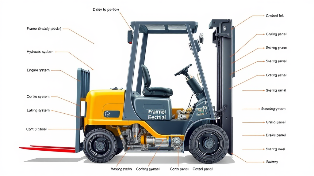 Forklift: Panduan Komponen, Kerusakan, & Solusi Perbaikan Efektif