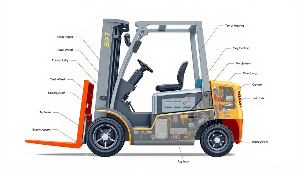 Forklift: Panduan Komponen Utama & Troubleshooting Praktis untuk Efisiensi Maksimal